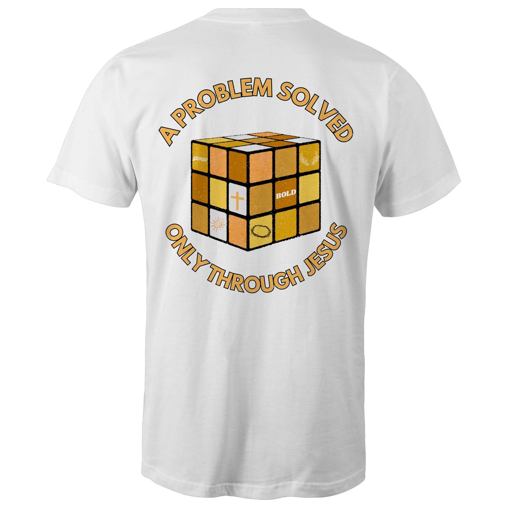 Solved Through Jesus - Christian T-shirt